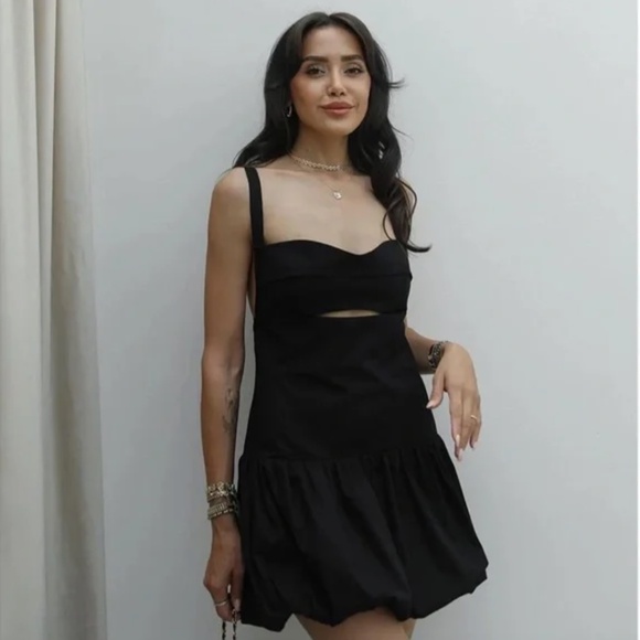 ZARA BALLOON MINI DRESS NWT - Picture 6 of 16